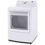 LG - 4.8 Top Load Washer (WT7155CW) & 7.3 CF Electric Dryer (DLE7150W) - WT7155CW-E-KIT