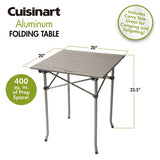 Cuisinart Grill - Aluminum Folding Prep Table 20" x 22" Includes Carrying Tote - CPT-2140