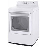 LG - 4.8 Top Load Washer (WT7155CW) & 7.3 CF Gas Dryer (DLG7151W) - WT7155CW-G-KIT
