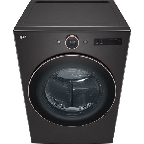 LG - 7.4 CF Ultra Large Capacity Electric Dryer w/ Sensor Dry and TurboSteam - DLEX6500B