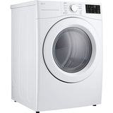 LG - 7.4 CF Ultra Large Capacity Electric Dryer with Sensor Dry, NFC Tag On - DLE3470W
