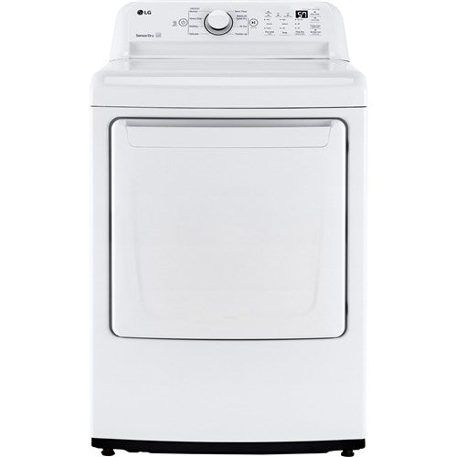 LG - 4.3 CF Top Load Washer (WT7000CW) & 7.3 CF Gas Dryer (DLG7001W) - WT7000CW-G-KIT