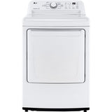 LG - 4.3 CF Top Load Washer (WT7000CW) & 7.3 CF Gas Dryer (DLG7001W) - WT7000CW-G-KIT