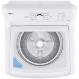 LG - 4.1 CF Top Load Washer (WT6105CW) & 7.3 CF Gas Dryer (DLG6101W) - WT6105CW-G-KIT