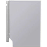 LG - 24" Top Ctrl Dishwasher, 44 dBA, 3rd Rack, TrueSteam, ThinQ - LDP6810SS