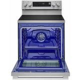 LG - 6.3 CF / 30" Smart Electric Range, New Handle, AirFry, InstaView, ESTAR - LREN6325XE