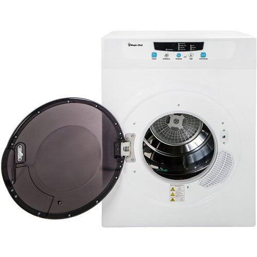 Magic Chef - 3.5 Cu Ft Compact Dryer - MCSDRY35W