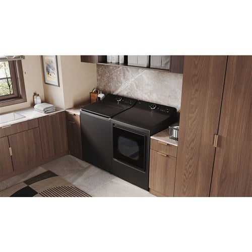 LG - 7.3 CF Gas Dryer, LCD Digital Dial Control, Wi-Fi, Easy Load, Steam - DLGX8601BE