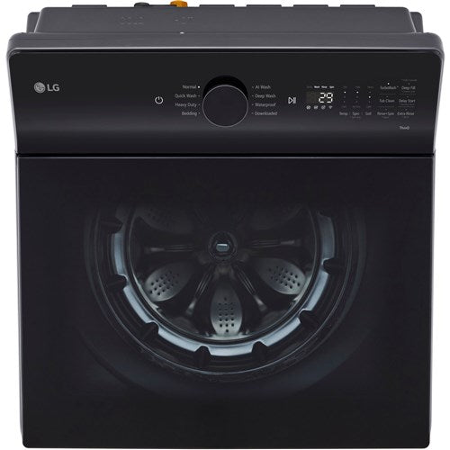 LG - 5.5 CF Top Load Washer, TurboWash 3D, Wi-Fi, Easy Unload - WT8400CB