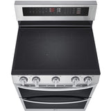 LG - 7.3 CF / 30" Double Electric Range, ProBake Convection, Air Sious Vide - LDEL7324SE
