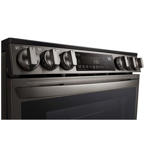 LG - 6.3 CF Electric Single Oven Slide-In Range, Instaview, Air Fry, ESTAR - LSEL6335DE
