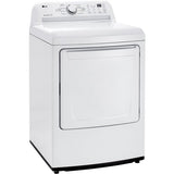 LG - 4.3 CF Top Load Washer (WT7000CW) & 7.3 CF Gas Dryer (DLG7001W) - WT7000CW-G-KIT
