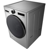 LG - 4.5 CF Ultra Large Capacity Front Load Washer with AIDD, Steam, Wi-Fi - WM5500HVA