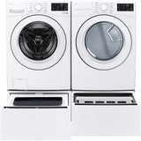 LG - 5.0 CF Front Load Washer (WM3470CW) & 7.4 CF Gas Dryer (DLG3471W) - WM3470CW-G-KIT