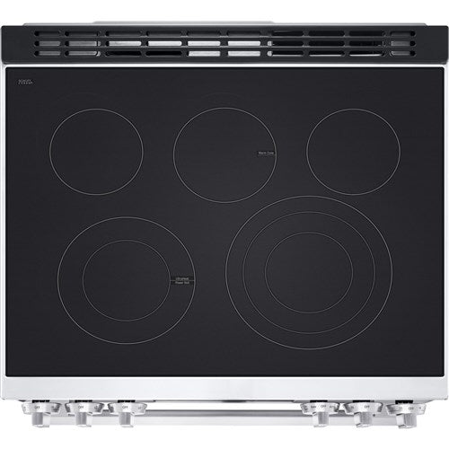 LG - 6.3 CF Smart Electric Slide-In Range,Instaview,Air Fry,ESTAR,New Handle - LSEL6335XE