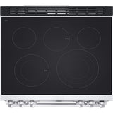 LG - 6.3 CF Smart Electric Slide-In Range,Instaview,Air Fry,ESTAR,New Handle - LSEL6335XE