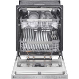 LG - 24" Top Ctrl Dishwasher, 44 dBA, 3rd Rack, TrueSteam, ThinQ - LDP6810SS