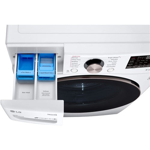 LG - 4.5 CF Front Load Washer (WM4000HWA) & 7.4 CF Electric Dryer (DLEX4000W) - WM4000HWA-E-KIT