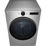 LG - 7.4 CF Ultra Large Capacity Gas Dryer w/ Sensor Dry, TurboSteam, Wi-Fi - DLGX5501V