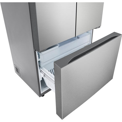 LG - 32 CF Standard Depth Max 3 Door Refrigerator,Pocket Handle,Single Ice - LRFLS3216S
