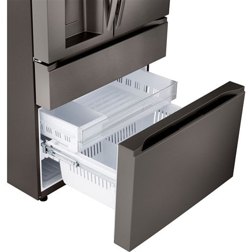 LG - 29 CF 4-Door French Door Refrigerator, Full Convert Drawer, Dual Handle - LF29H8330D