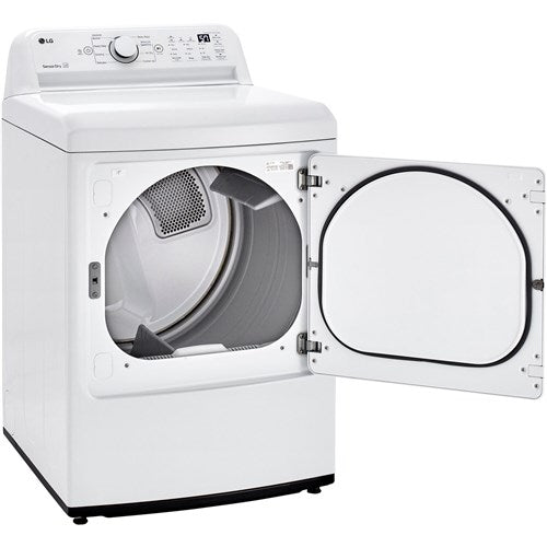 LG - 4.3 CF Top Load Washer (WT7000CW) & 7.3 CF Gas Dryer (DLG7001W) - WT7000CW-G-KIT