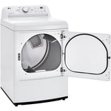 LG - 4.3 CF Top Load Washer (WT7000CW) & 7.3 CF Gas Dryer (DLG7001W) - WT7000CW-G-KIT