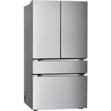 LG - 26 CF Counter Depth Max French Door with Internal Water, Pocket Handle - LF26C8210S
