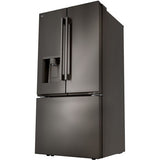 LG - 25 CF Standard Depth Max French Door with Dual Handle, 33 Wide, Dual Ice - LF25H6330D