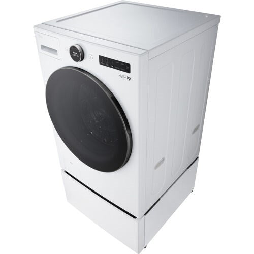 LG - 4.5 CF Ultra Large Capacity Front Load Washer with AIDD, Steam, Wi-Fi - WM5500HWA