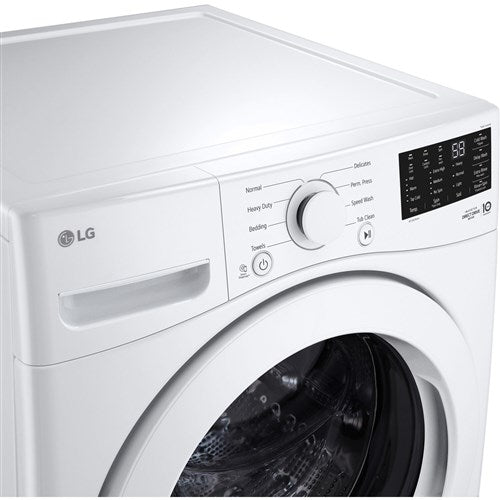 LG - 5.0 CF Ultra Large Capacity Front Load Washer with ColdWash, NFC Tag On - WM3470CW