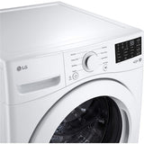 LG - 5.0 CF Ultra Large Capacity Front Load Washer with ColdWash, NFC Tag On - WM3470CW