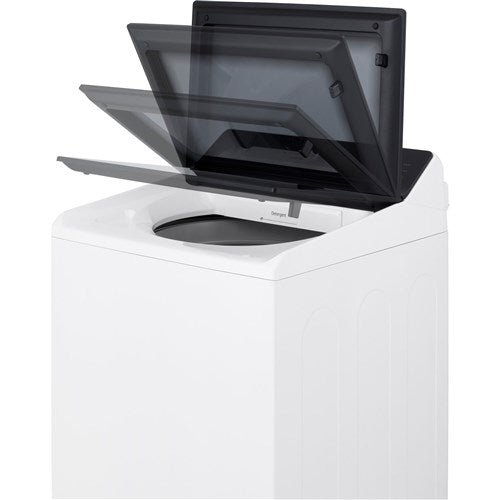 LG - 5.5 CF Top Load Washer, TurboWash 3D, Wi-Fi, Easy Unload - WT8400CW