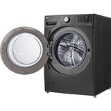 LG - 5.0 CF Ultra Large Capacity Front Load Washer with ColdWash, NFC Tag On - WM3470CM
