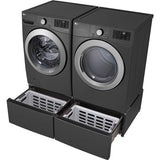 LG - 5.0 CF Front Load Washer (WM3470CM) & 7.4 CF Electric Dryer (DLE3470M) - WM3470CM-E-KIT
