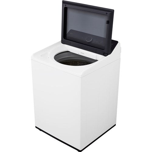 LG - 5.5 CF Top Load Washer, TurboWash 3D, Wi-Fi, Easy Unload, Agitator - WT8405CW