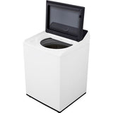 LG - 5.5 CF Top Load Washer, TurboWash 3D, Wi-Fi, Easy Unload, Agitator - WT8405CW