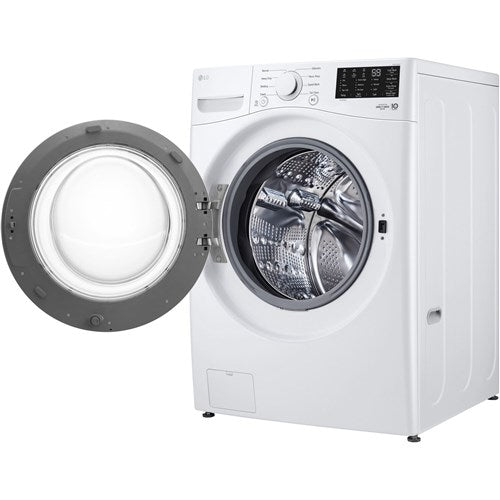 LG - 5.0 CF Ultra Large Capacity Front Load Washer with ColdWash, NFC Tag On - WM3470CW