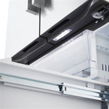 LG - 21 CF Counter Depth Max French Door, 33" Wide,Non Dispense,Hybrid Handle - LF21G6201S