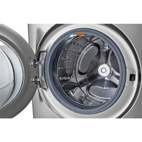 LG - 4.5 CF Ultra Large Capacity Front Load Washer with AIDD, Steam, Wi-Fi - WM5500HVA
