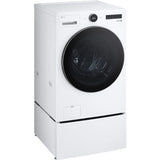 LG - 4.5 CF Ultra Large Capacity Front Load Washer with AIDD, Steam, Wi-Fi - WM5500HWA