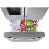 LG - 31 CF 3 Door French Door, Ice and Water with Dual Ice - LRFXS3106S