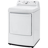 LG - 4.3 CF Top Load Washer (WT7000CW) & 7.3 CF Gas Dryer (DLG7001W) - WT7000CW-G-KIT