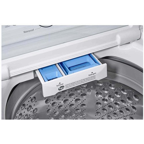 LG - 4.3 CF Ultra Large Capacity Top Load Washer - WT7000CW