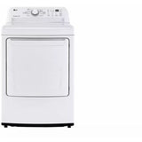 LG - 4.3 CF Top Load Washer (WT7005CW) & 7.3 Electric Dryer (DLE7000W) - WT7005CW-E-KIT