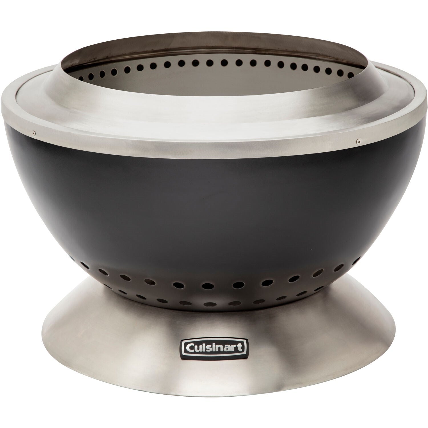 Cuisinart - Cleanburn Outdoor Fire Pit, Smokeless, Easy Clean Ash Tray - Stainless