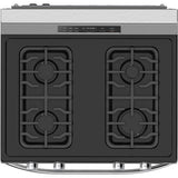 Midea - 30" Gas Range with Steam Clean - MGR30S2AST