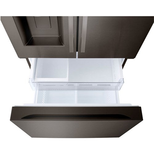 LG - 25 CF Standard Depth Max French Door with Dual Handle, 33 Wide, Dual Ice - LF25H6330D