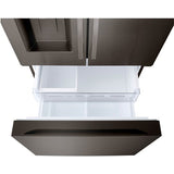 LG - 25 CF Standard Depth Max French Door with Dual Handle, 33 Wide, Dual Ice - LF25H6330D