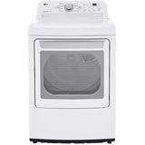 LG - 4.8 Top Load Washer (WT7155CW) & 7.3 CF Gas Dryer (DLG7151W) - WT7155CW-G-KIT